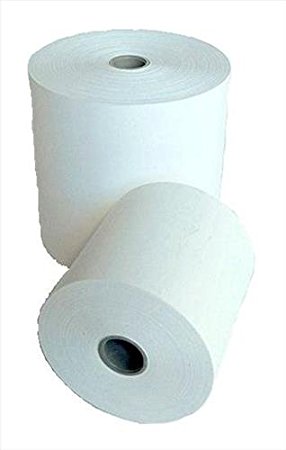 Rotoli termici 80mm x 50m x 12mm – Carta termica per registratore di cassa  fiscale - Termici per registratori di cassa con stampante scontrini -  (80x63x12) BPA Free (5 Rotoli) : 